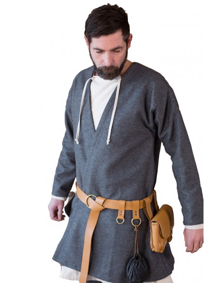 Medieval doublet, Lothar model, wool. (Various colors)