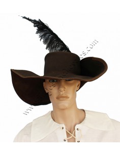 Sombrero de chambergo, negro