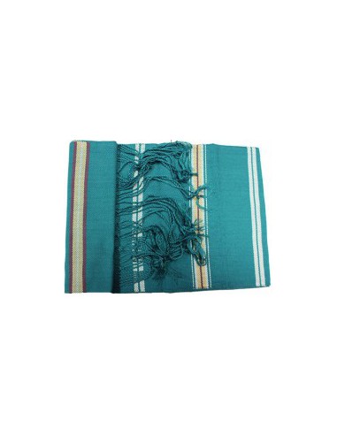 Faja artesanía de algodón, a rayas 7x32.