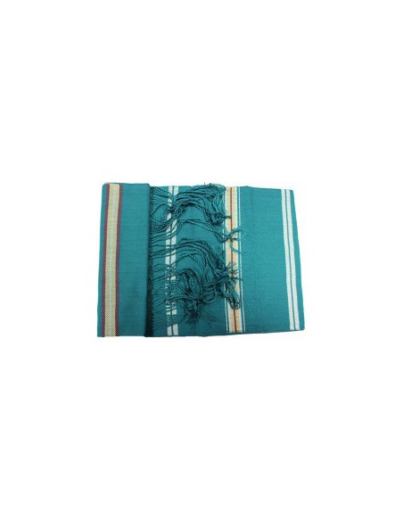Faja artesanía de algodón, a rayas 7x32.