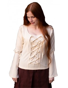 Blusa medieval, dama, Elia.