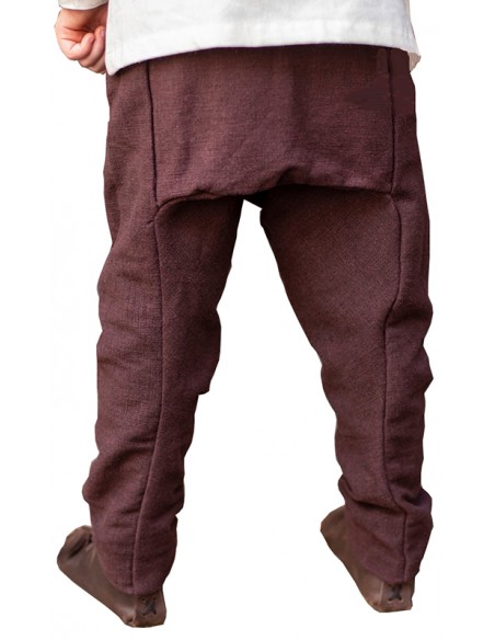 Pantalón medieval niño, thorsberg, Ragnarsón. Posterior.