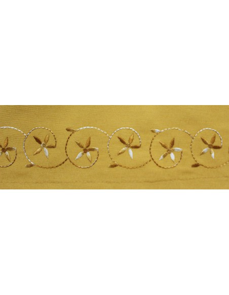 Medieval-regional apron, embroidered. (Gold).