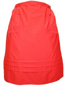 Delantal regional mod. molinera. (Fucsia). 2