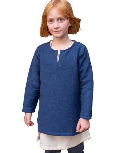 Túnica medieval de niño, Eriksson. Azul.