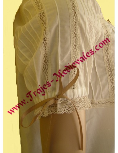 Blusa, Eugenia de Montijo, detalle manga.