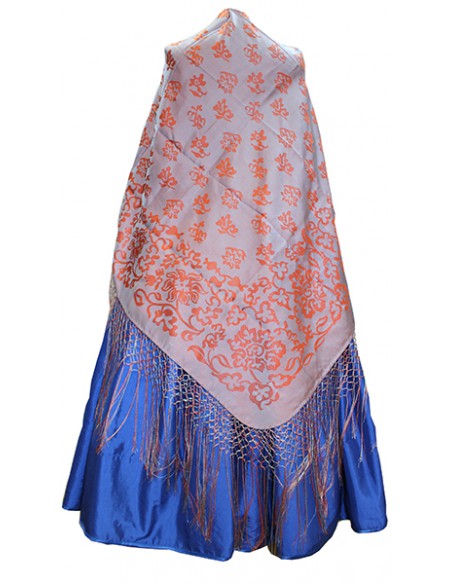 Mantoncillo de gro PS1128. (gris-naranja)