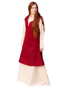 Vestido medieval corto, Lea. (Disponible en varios colores).