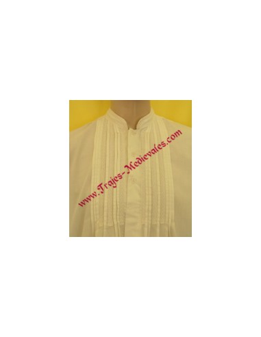 Camisa regional caballero, Romeo, detalle pecherín.