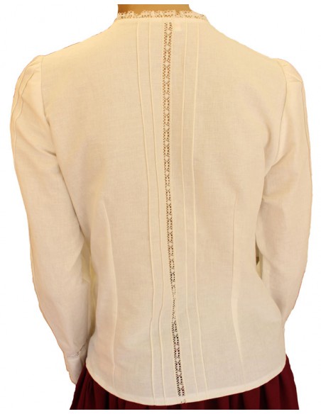 Blusa regional de dama, María Estuardo. (detalles espalda)