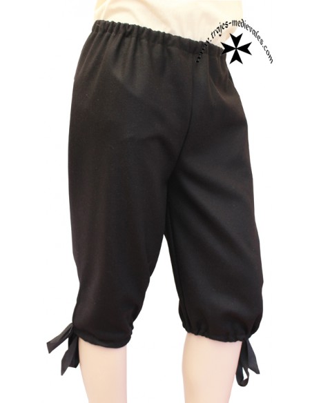 Pantalón, Tercio de Flandes. (Paño). Negro