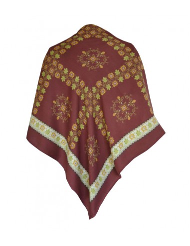 Pañuelo Indiana IND12, tacto lana,(granate)