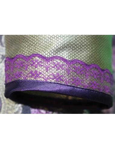 Traje regional de gala, Borja. (Detalle  bocamanga)