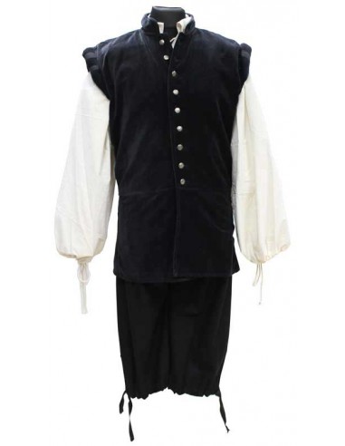 Chaleco-veste, renacentista Henry.