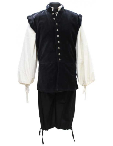 Chaleco-veste, renacentista Henry.