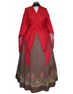 Falda saya regional, Mora de Rubielos.