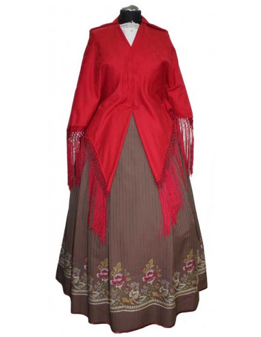 Falda saya regional, Mora de Rubielos.