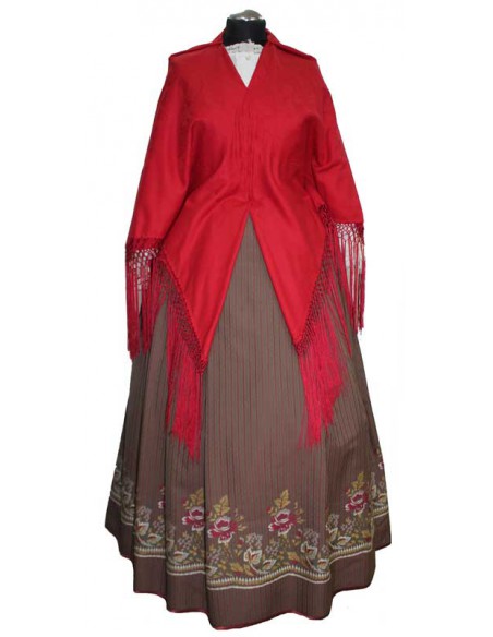 Falda saya regional, Mora de Rubielos.