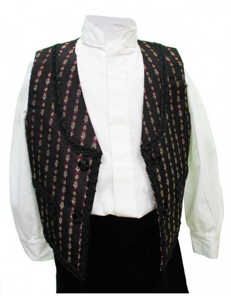Traje regional niño, brocado. Talla 3, c-4.