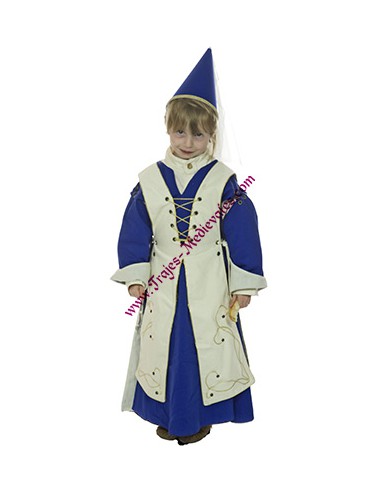 Medieval girl's tunic, Diana. Gift cap.