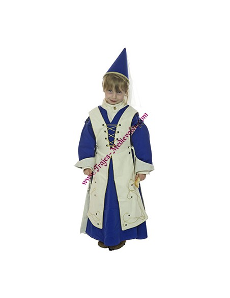Medieval girl's tunic, Diana. Gift cap.