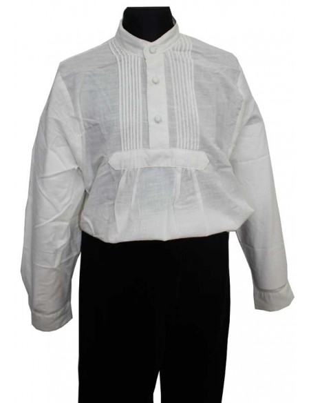Blusa río Aragón semi-lino, económica.