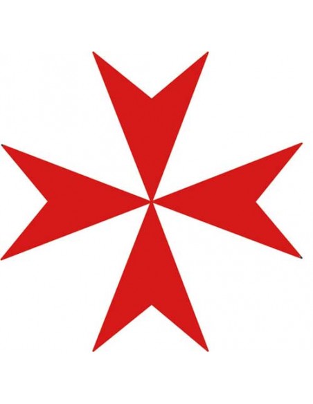 Sobrevesta medieval, caballero, ajustable. (Posibilidad elección de color y cruz)