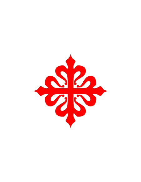 Sobrevesta medieval, caballero, ajustable. (Posibilidad elección de color y cruz)