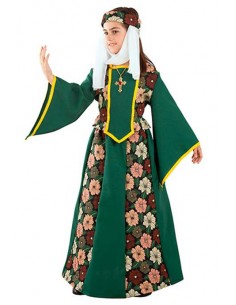 Disfraz princesa medieval niña, ref. 1921