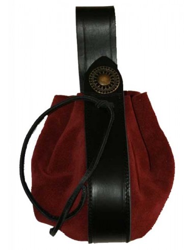 Bolsa limosnera medieval. Granate.