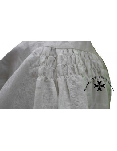 Camisa regional, caballero, Don Quijote de la Mancha. Detalle hombro.