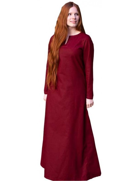 Enagua medieval dama, Frauke. Granate