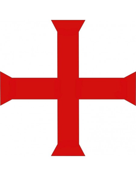Sobrevesta medieval, caballero, ajustable. (Posibilidad elección de color y cruz)