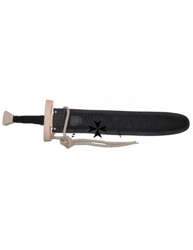 Set de espada y tahalí de cuero. Ref.2F