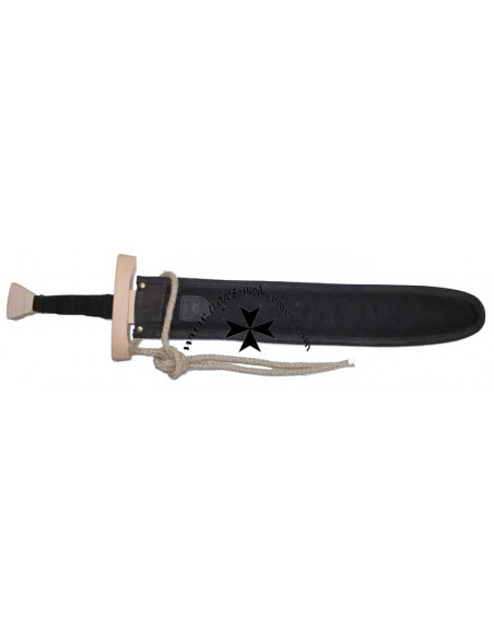 Set de espada y tahalí de cuero. Ref.2F