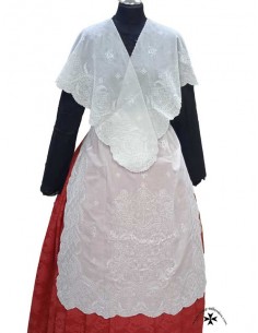 Conjunto de Bobiné y Delantal a juego. Delante.