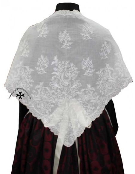 Conjunto de Bobiné y Delantal a juego. Ref.20645. Detalle bobiné.