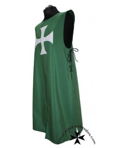 Sobrevesta medieval, ligera, verde.