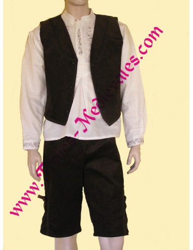 Traje regional caballero, de pana.