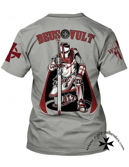 Camiseta Templaria, ref. 2. Trasero.
