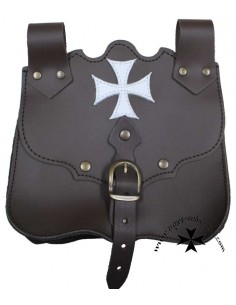 Bolsa medieval cruz Templaria 2