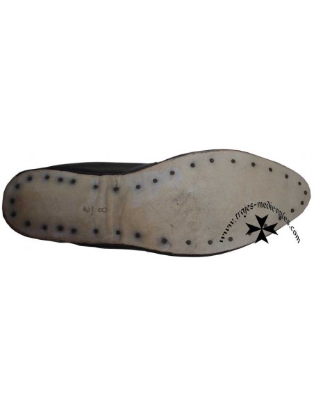 Bota baja lazada, s.XIII-XIV. (Suela)