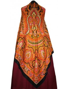 Mantón de merino, modelo, Turín.