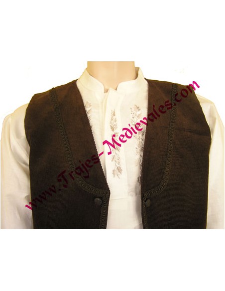 Traje regional caballero, de pana. (detalle)