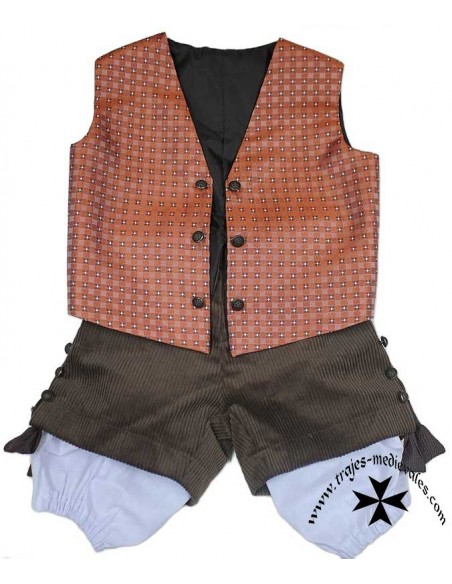 Traje regional niño. Talla 0, c-1.