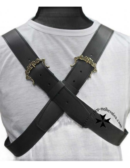 Tahalí unitario para la espalda. (Katana, LARP)- 2