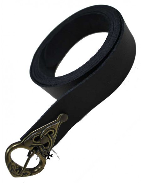 Templar belt, leather, ref-7 (Brown and black)