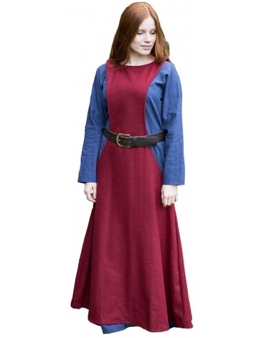 Pellote medieval de lana, Albrun. Granate.