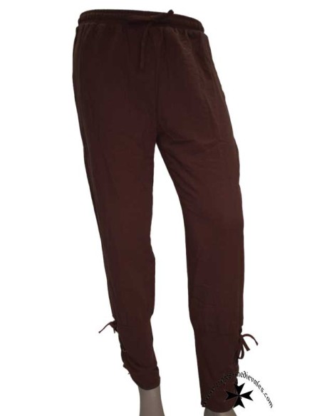 Pantalón medieval, modelo Frisia.(Marrón)