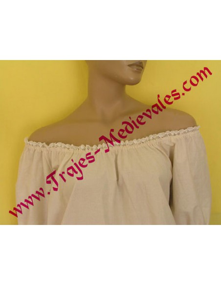 Blusa medieval, Dulcinea del Toboso, detalle.